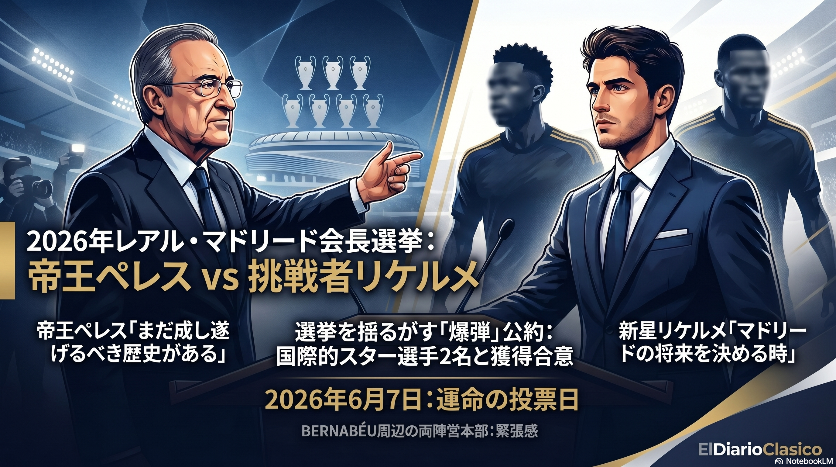 レアル会長選の場外戦とバルサの象徴プテジャスの退団が揺らす欧州サッカー界 | ピッチ外ニュース のサムネイル画像