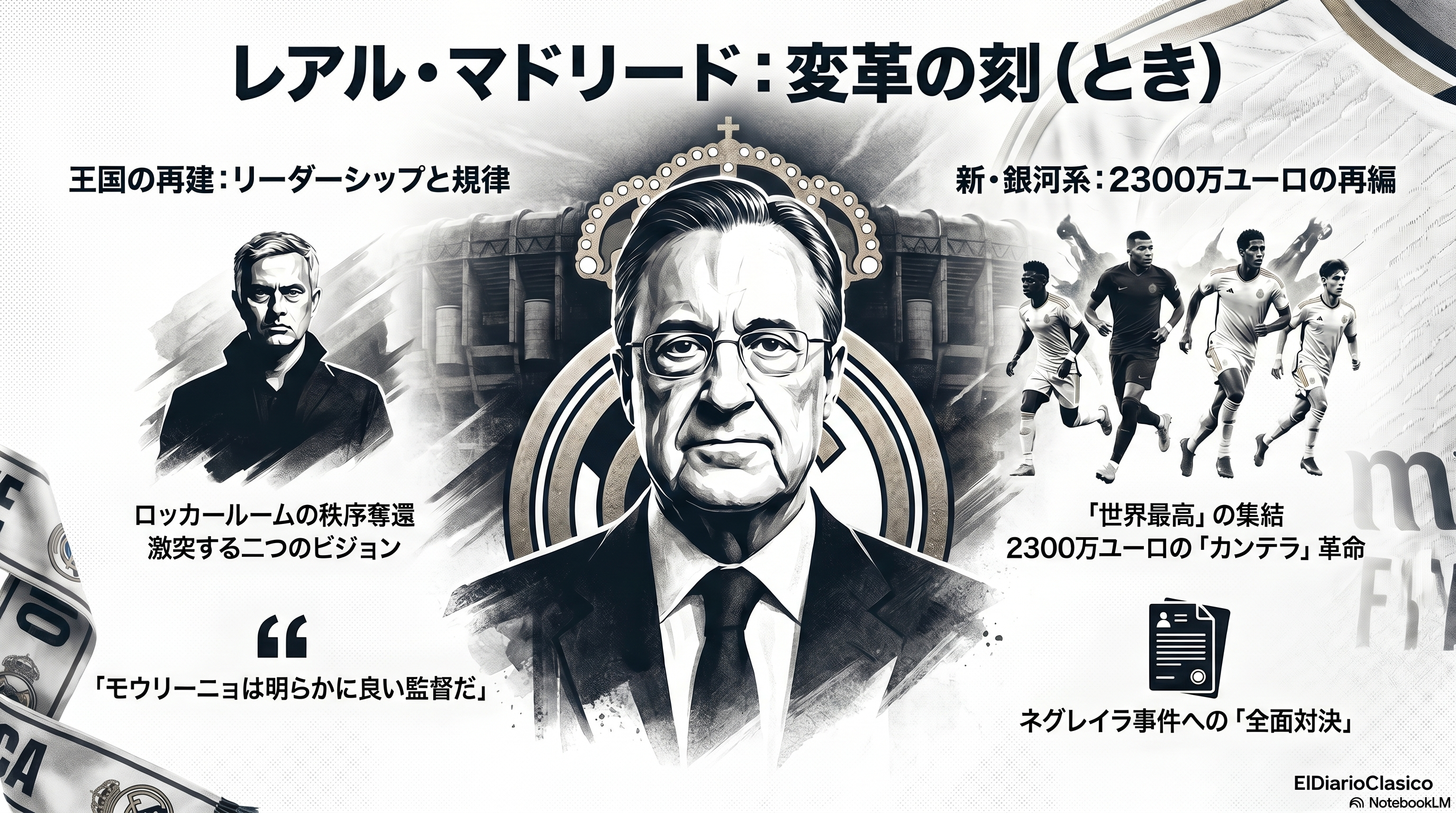 ペレス会長とリケルメ候補が激突する会長選挙と来季に向けた再建計画 | レアル・マドリード のサムネイル画像